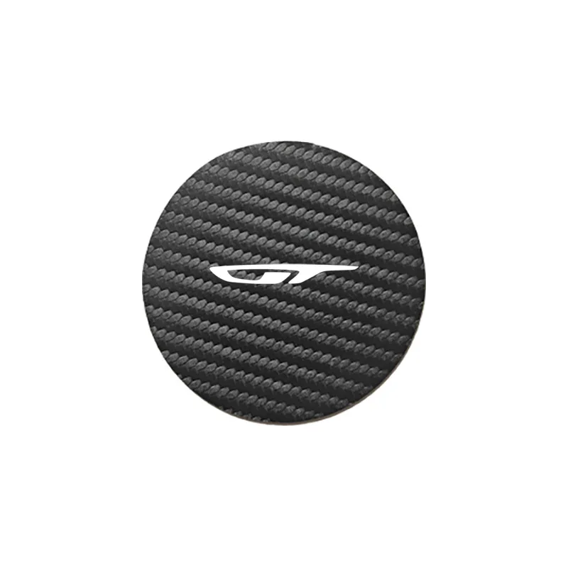 2 Pcs PU Leather Car Water Cup Bottle Holder Pad Non-Slip Round Mats For OPEL GT OPC GT LINE OPC LINE Auto Interior Accessories