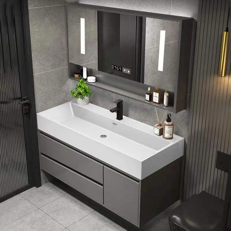 

Wholesale Bathroom Sets Vanities With Wash Basin Sink Furniture Luxury Wooden Wooden Bathroom Vanity Cabinet 2025 Hot Sale