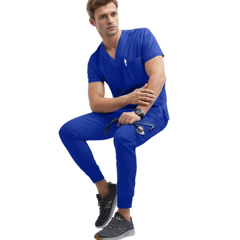 Ärzte- und Krankenschwesteruniformen, mehrfarbige Handwaschkleider für Männer und Frauen mit dem gleichen schnell trocknenden Overall-Set