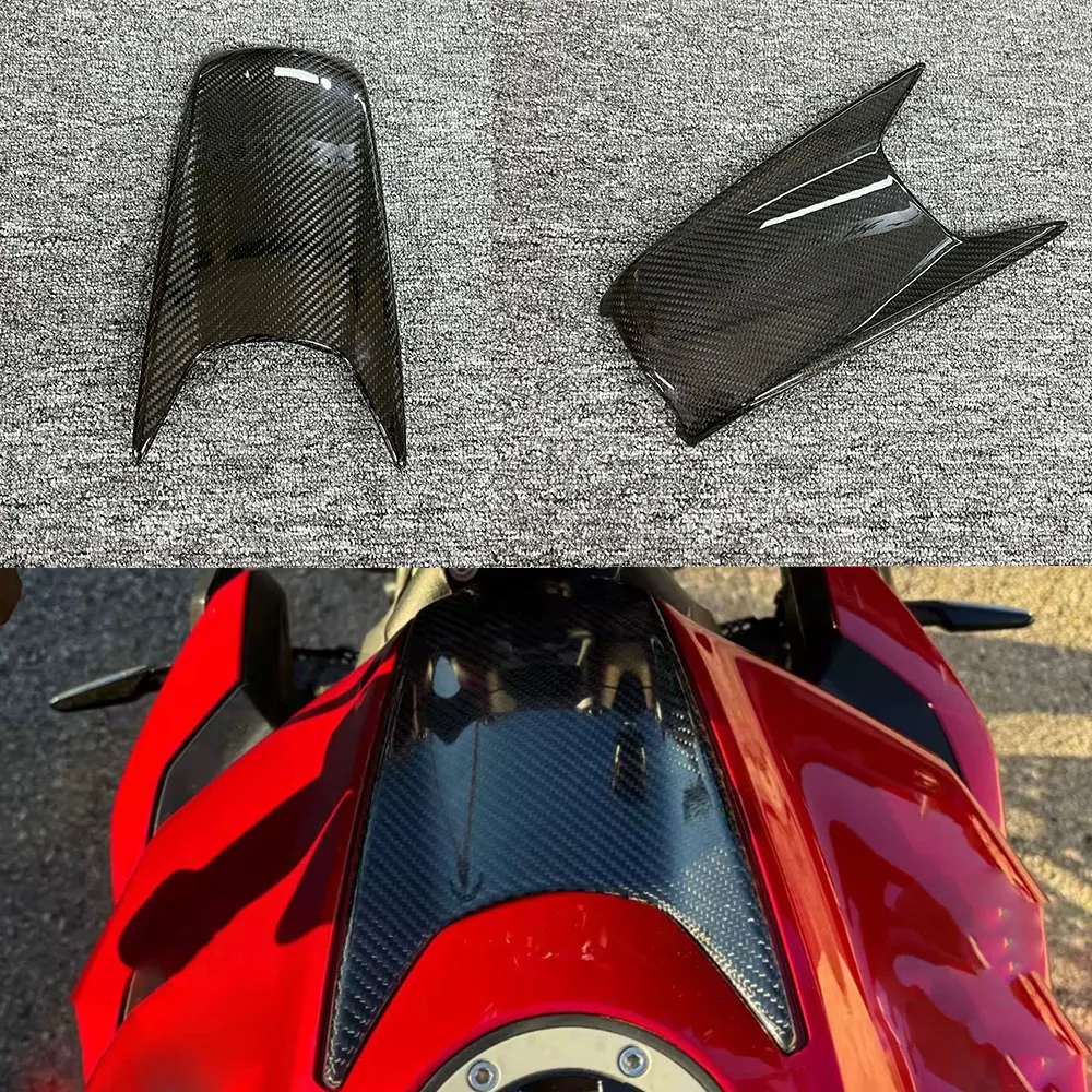 2023 2024 для Triumph Street Triple 765RS/R moto2, панели топливного бака, аксессуары для мотоциклов из углеродного волокна, обтекатель корпуса топливного бака