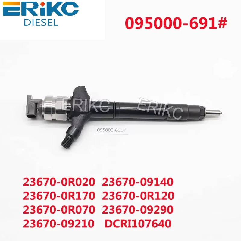 23670-09210 DCRI107640 095000-6910 Diesel Common Rail Fuel Injector 095000-6911 095000-6912 23670-0R170 for Denso Toyota