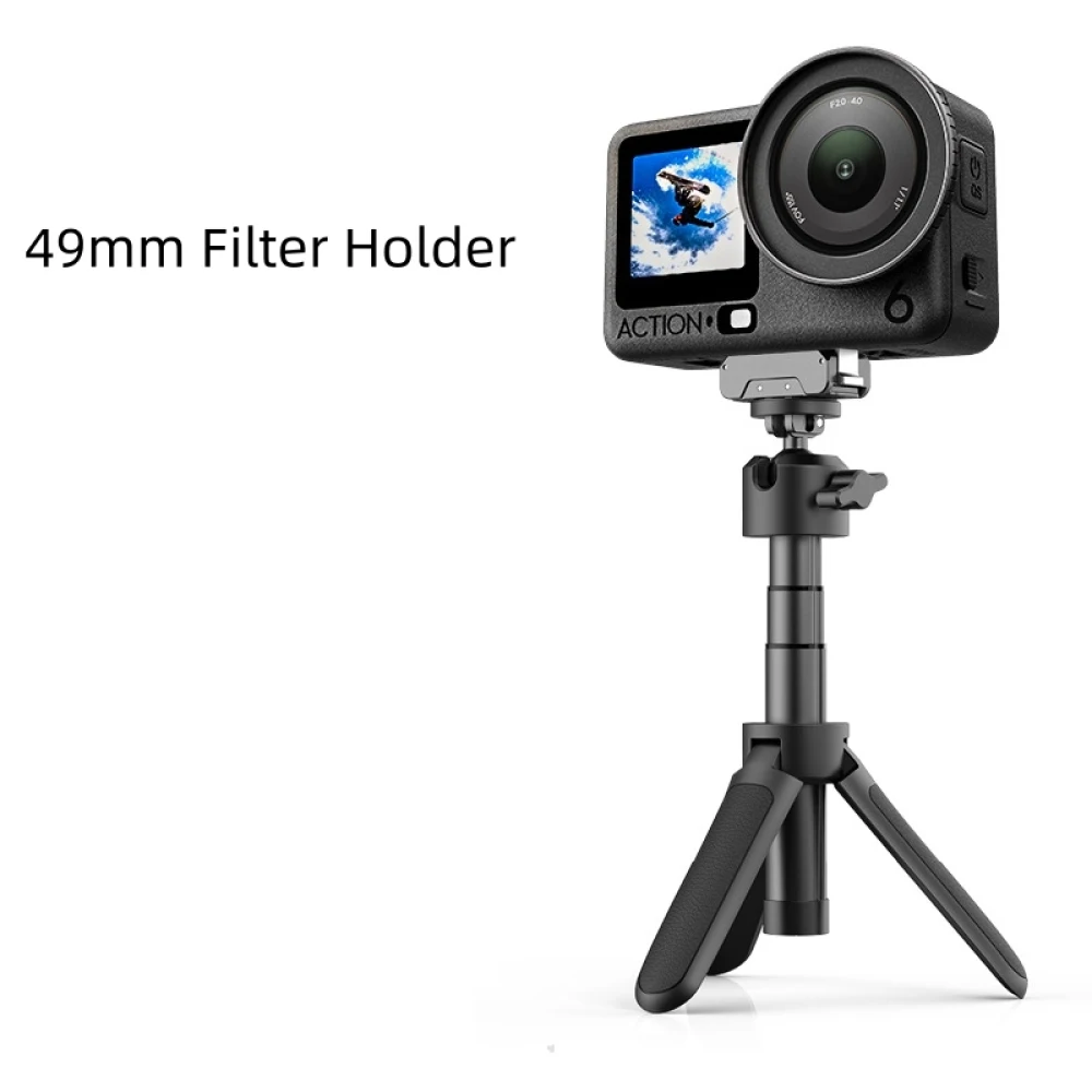 Marco de anillo adaptador de filtro de lente de 49mm para DJI Osmo Action 6, accesorios de soporte de filtro de cámara para cámaras de acción