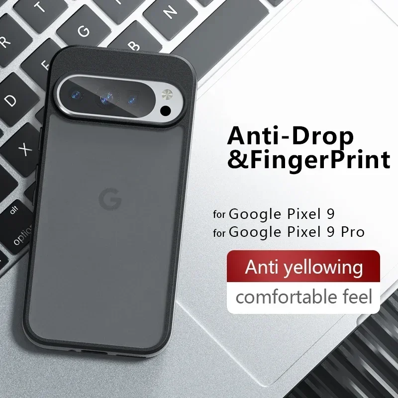 Luxury Matte Armor Phone Case for Google Pixel 11 10 9 8 Pro XL 7 6 9A 8A 7A 6A Hard Frosted Shockproof Cover for Pixel 11Pro