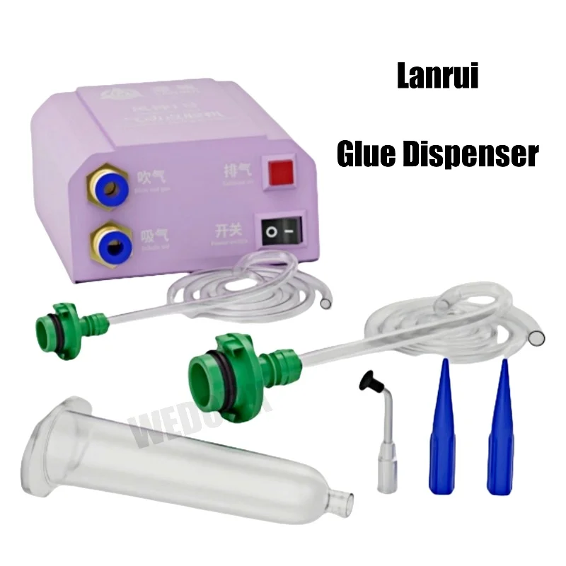 

Lanrui Mini Glue Dispenser Multifunctional and Professional Screen Adheisve Pusher Clean Dust for LCD Screen Rear Glass Repair