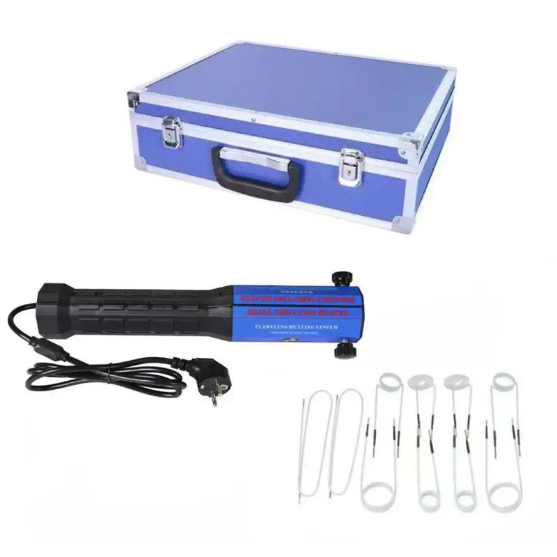 NEW 1300W Induction Heater Kit Automotive 110V/220V Flameless Heat Induction Heating Machine Car Repair Tool with 8/10Coils