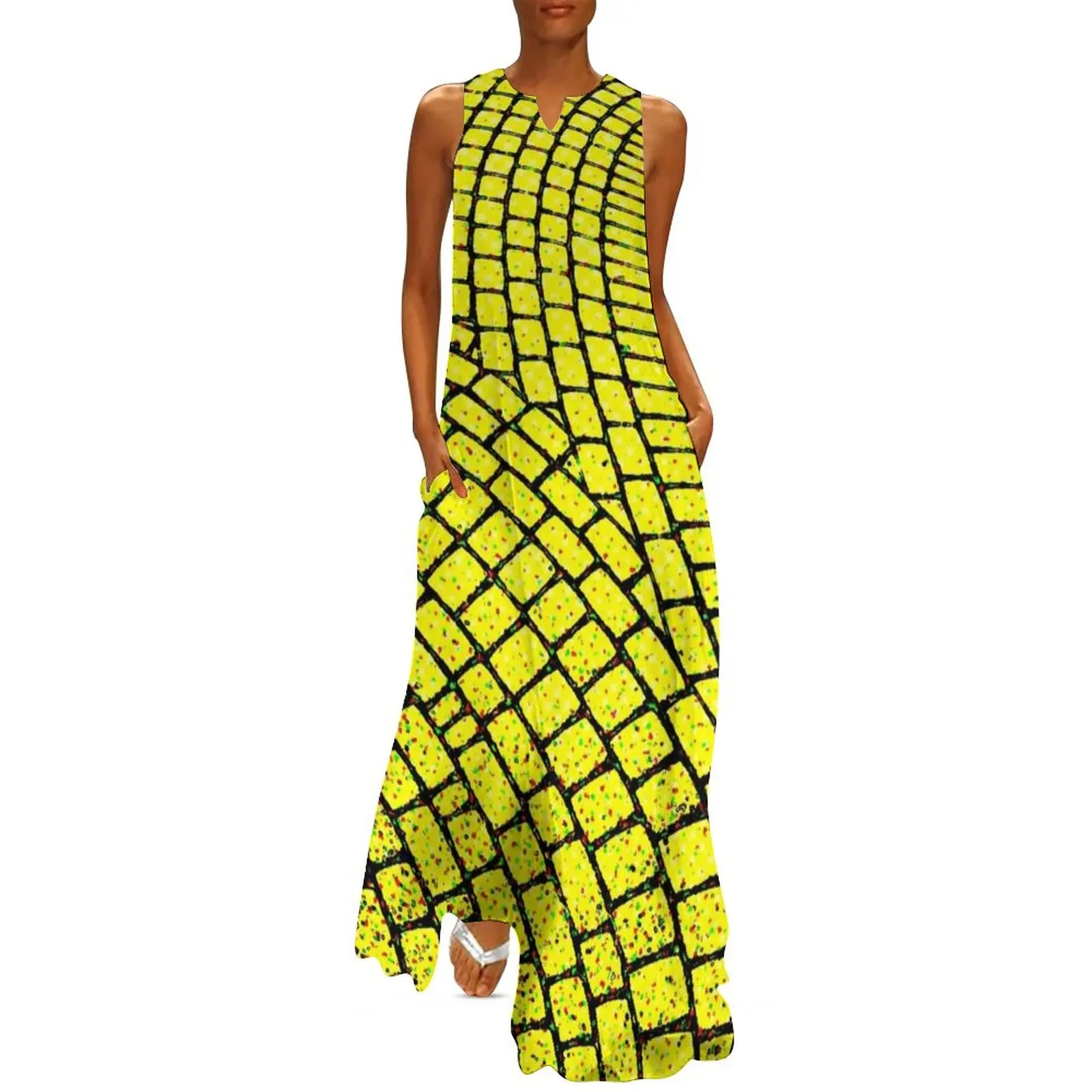 

Yellow Brick Road Long Dress prom dress 2024 african dresses for woman women"s summer clothing 2024 women"s clothing trend 2024