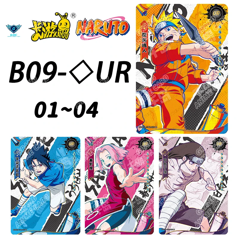 

Коллекционная карта Kayou Naruto New T2W9 Anime Rare Card UR №01-04, полный комплект, отдельная карта, Узумаки, аниме-коллекция, детская игрушка