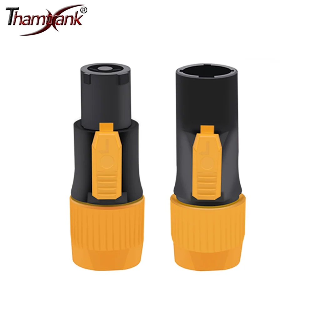 2pcs IP65 Waterproof 3Pins AC Power Connector Male/Female Plug Connector OUT/IN 250V Power Plug for Stage Light LED Screen