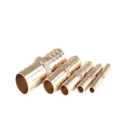 Encaixe De Tubulação De Mangueira Reta De Latão Barb Igual 4mm 5mm 6mm 8mm 10mm 12mm 16mm 19mm 25mm Adaptador De Conector De Acoplador Farpado De Cobre De Gás