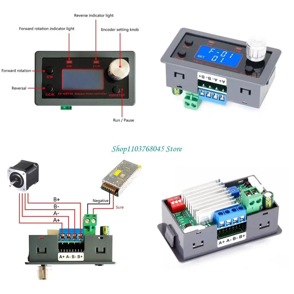R53F Programmable Stepper Motor Controllers Module Predefined Motion Single Motor Control Module for Equipment Integrate