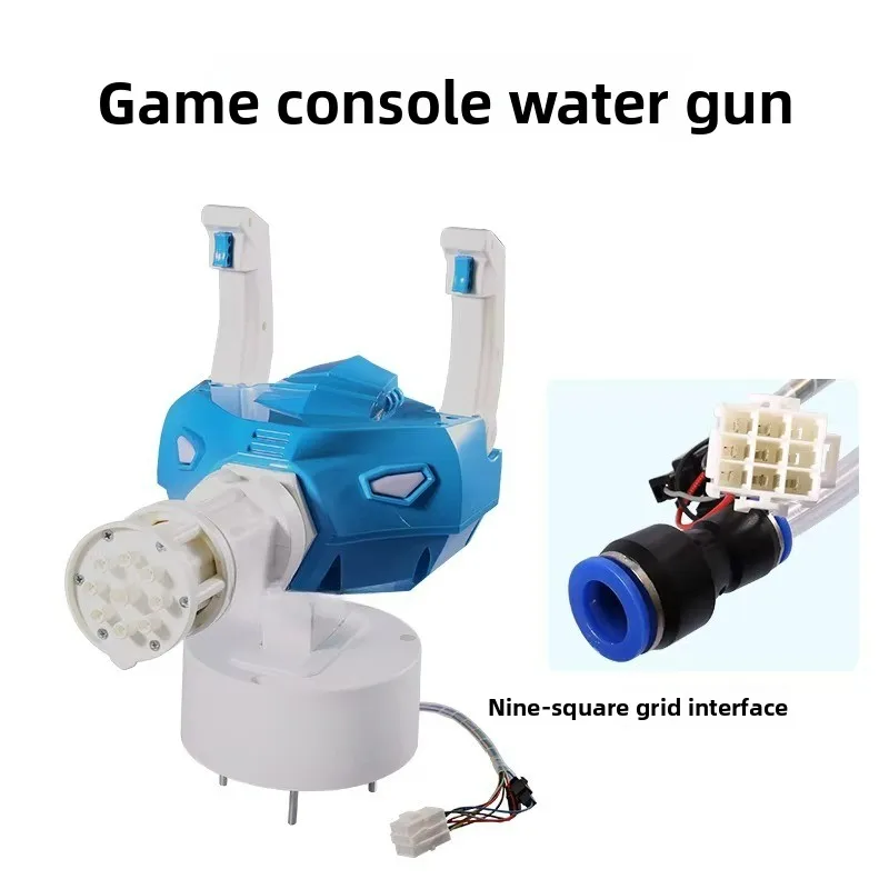 Coin Operated Water Gun Game Machine Gatling Multi Nozzle Robot Battle Shooting Fun