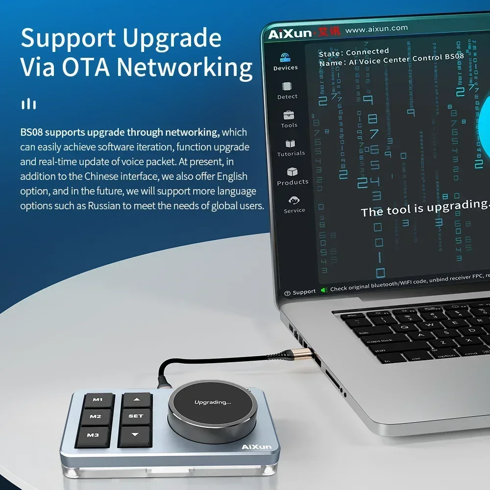 AIXUN BS08 AI التحكم الصوتي TYPE-C/2.4G اتصال بلوتوث مناسب لمساعد الصوت Aixun T320 P3208 H312 H314 T380 T420D #5
