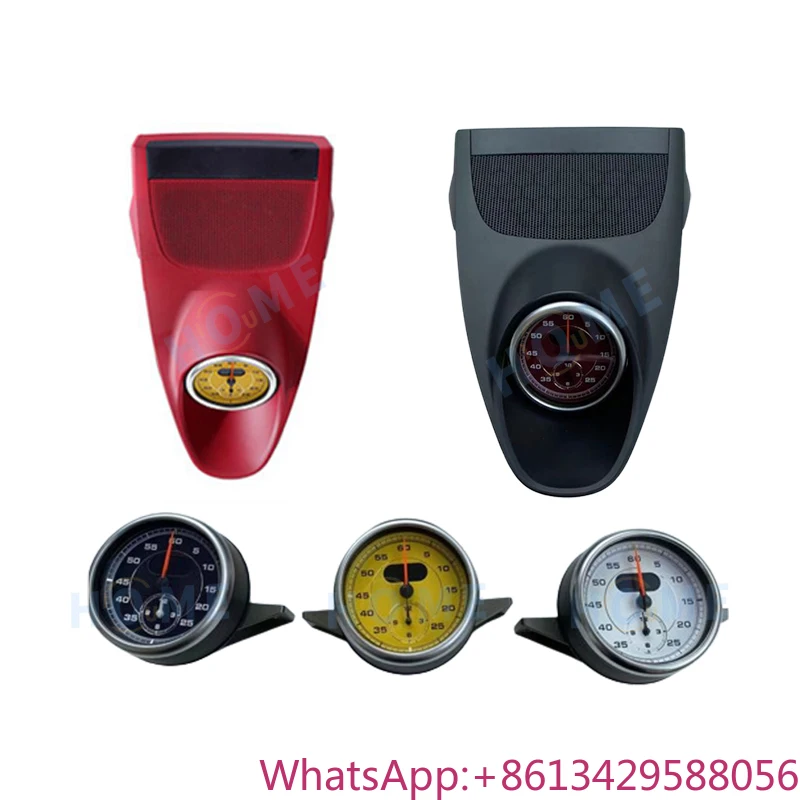 

Car Interior Center Dashboard Compass Electronic Meter Stopwatch Decoration Clock Time for Porsche 718 2016-2021