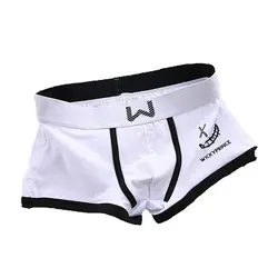 Men Boxer Shorts Fashion Pouch Bulge Underpants Male Letter Printed Calzoncillo Hombre Breathable Sports Cotton Boxer Homme