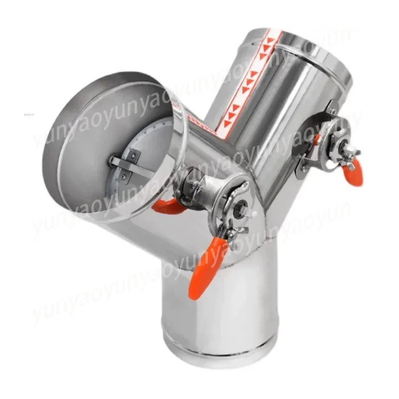 Y Type Manual Air Damper Vent Duct Air Volume Control Valve HVAC System
