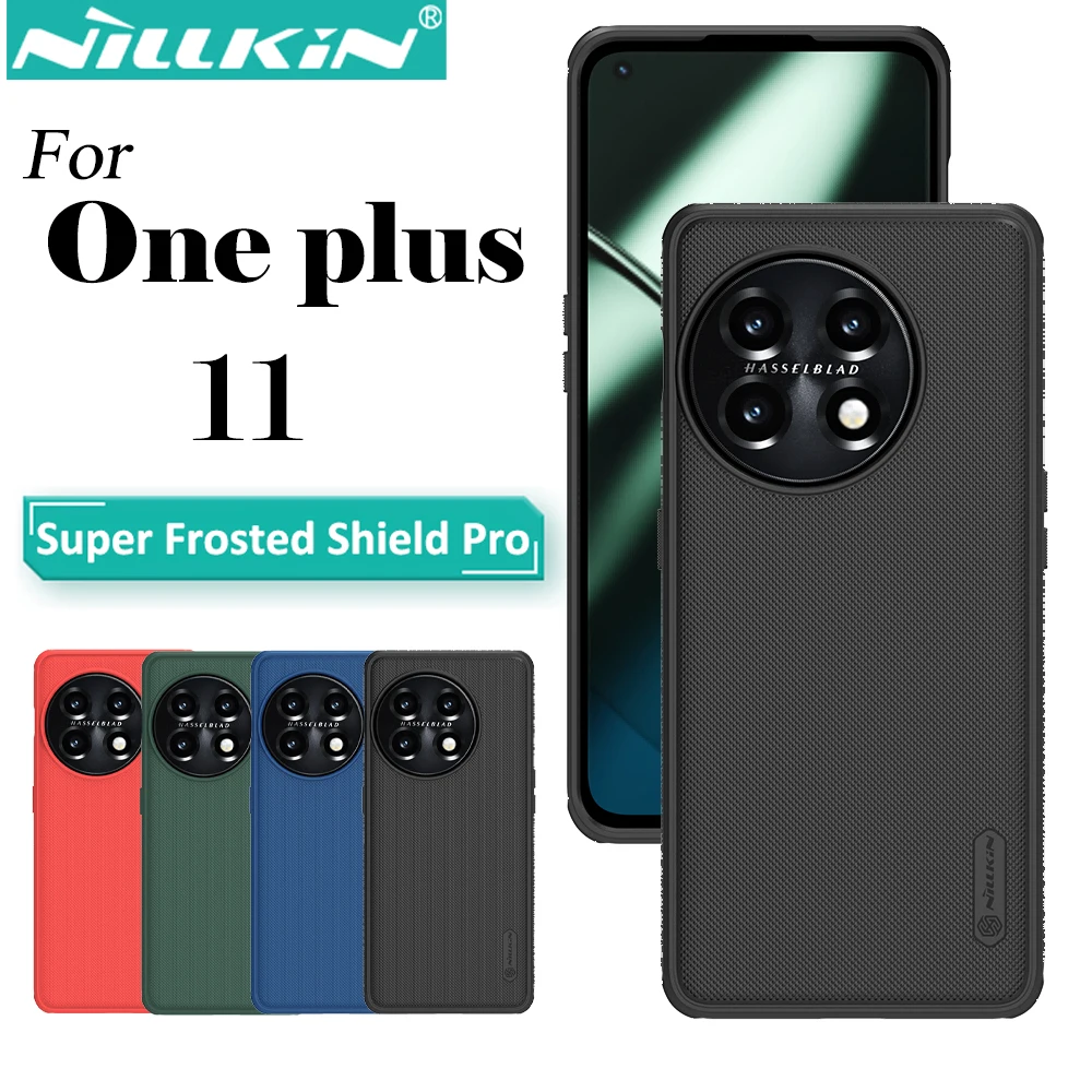 Custodia per telefono Nillkin glassato Shield Pro per OnePlus 11, Cover posteriore con protezione rigida in PC + TPU