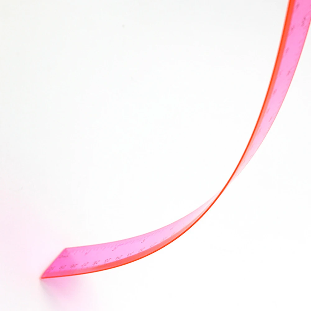 8 шт. цветная прозрачная линейка 30 см пластиковые линейки для рисования износостойкие портативные метрические линейки для домашнего офиса и школы