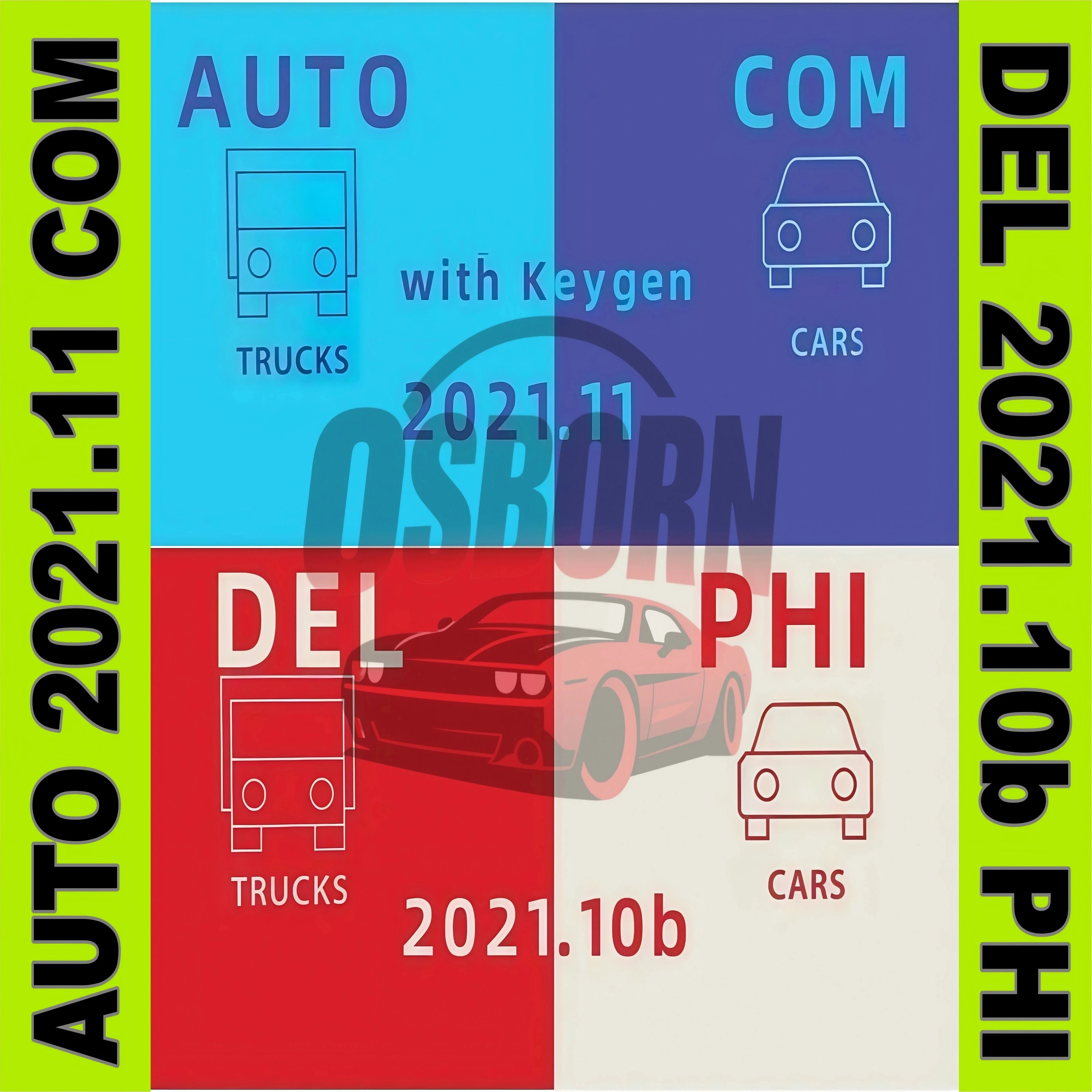 

El último kit de diagnóstico Hot Autocoms 2021.11 + Del 2021.10b phi | Escáner de automóviles y camiones 2021 | Herramienta de p