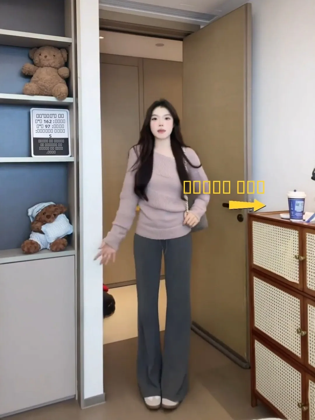 سترة نسائية محبوكة بقصة ضيقة مخططة على الكتف سترة فريدة من نوعها حلوة وحارة الراقية ملمس الخريف الربيع غير النظامية تريكو #5