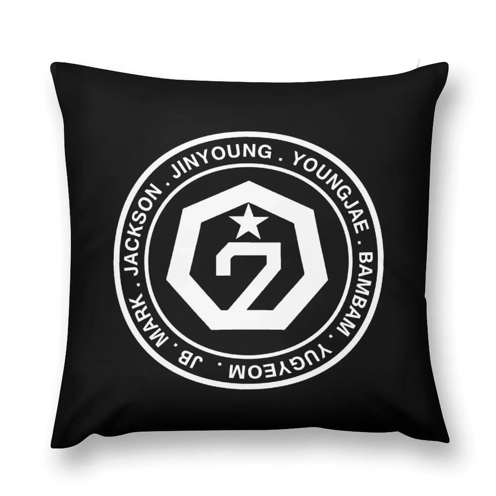 

Got7 member name Throw Pillow Sofa Cushion Cover Throw Pillow Covers Custom Cushion Sitting Cushion pillow