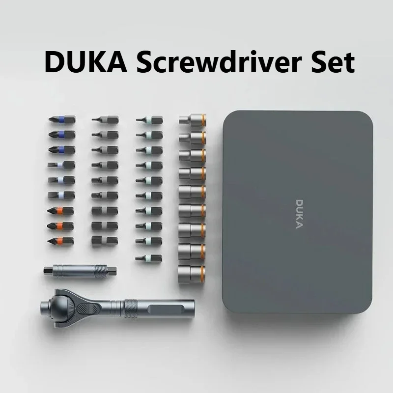 DUKA Atuman RS2 Ratchet Screwdriver Set 40 in 1 Magnetic Precision Screwdriver Bit DIY Household Repair Tool Kit