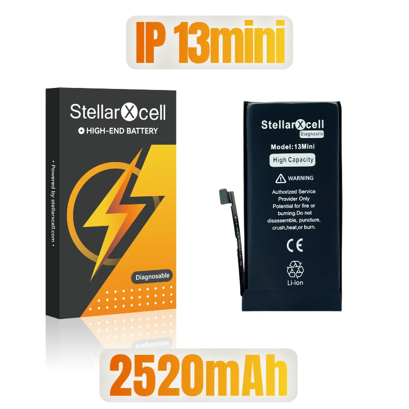 StellarXcell Diagnostische Batterij tonen echt deel geen pop up bericht voor iphone 12mini 13Pro 14Plus 15Promax batterij vervanging - afbeelding 1