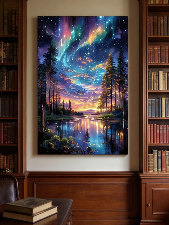 

Пазлы «Сияющее небо и лес» 500/1000/1200/2000 элементов: увлекательные семейные игры для игровой комнаты, спальни, в подарок