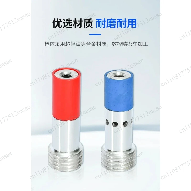 High Pressure Sandblaster Accessories Sandblasting Tank Boron Carbide Single & Double Air Inlet Nozzle Gun Head