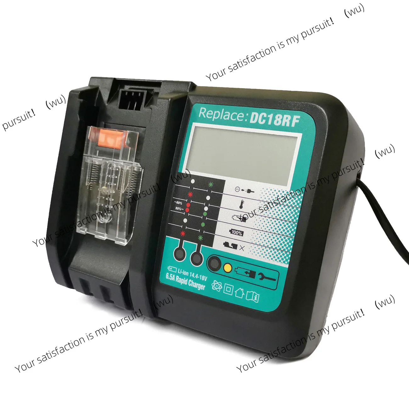 

6A fast with screen, suitable for Makita 18v charger dc18rf European US standard Australian British standard