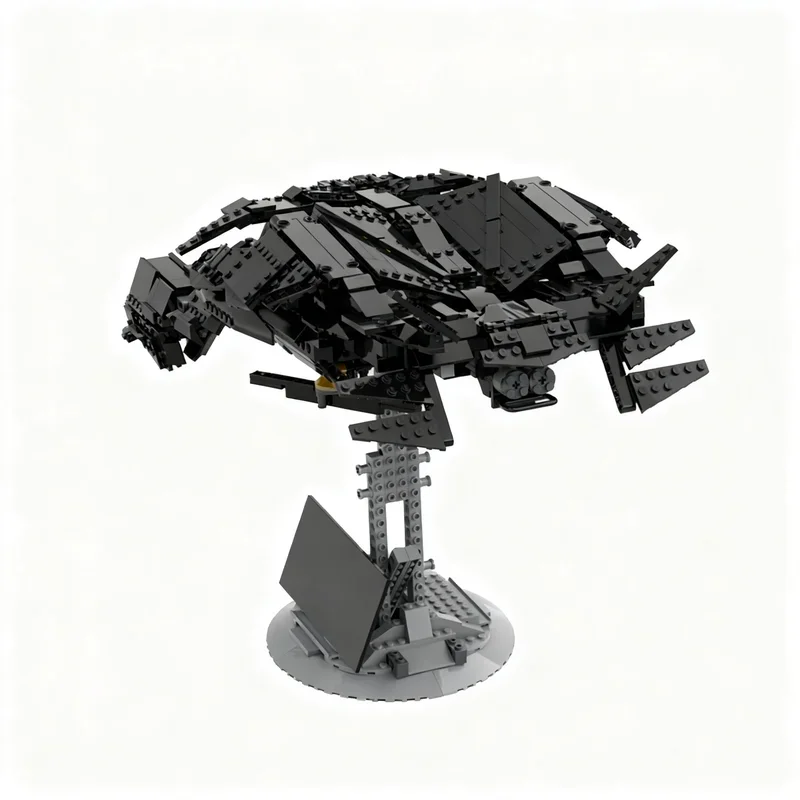 New 1029Pcs Hot Famous Bat Hero Movie Series Moc Knight Batwing Model Building Blocks Diy Creative Ideas Toys Birthday Gifts view 5