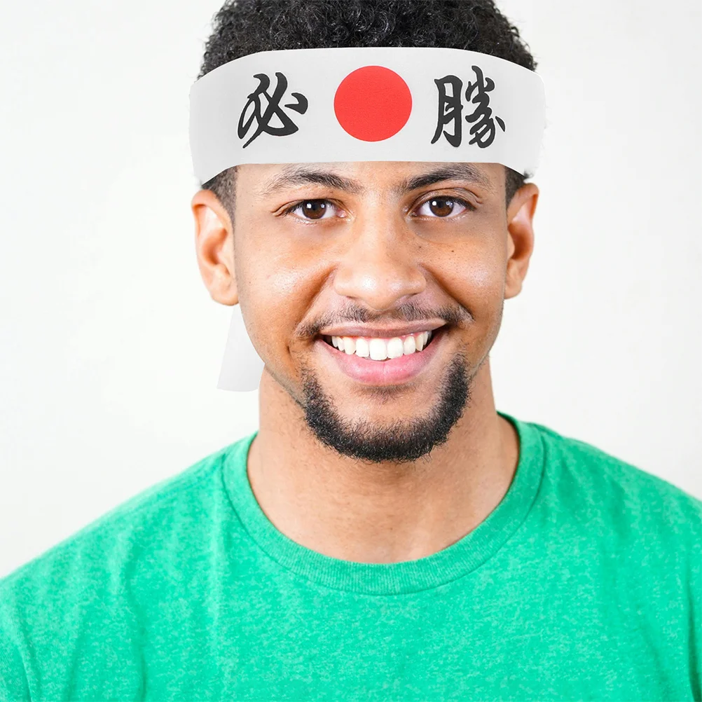 

4Pcs Ninja Karate Headband Kids Samurai Adjustable Headgear for Training Parties Role Chef Kitchen Accessory