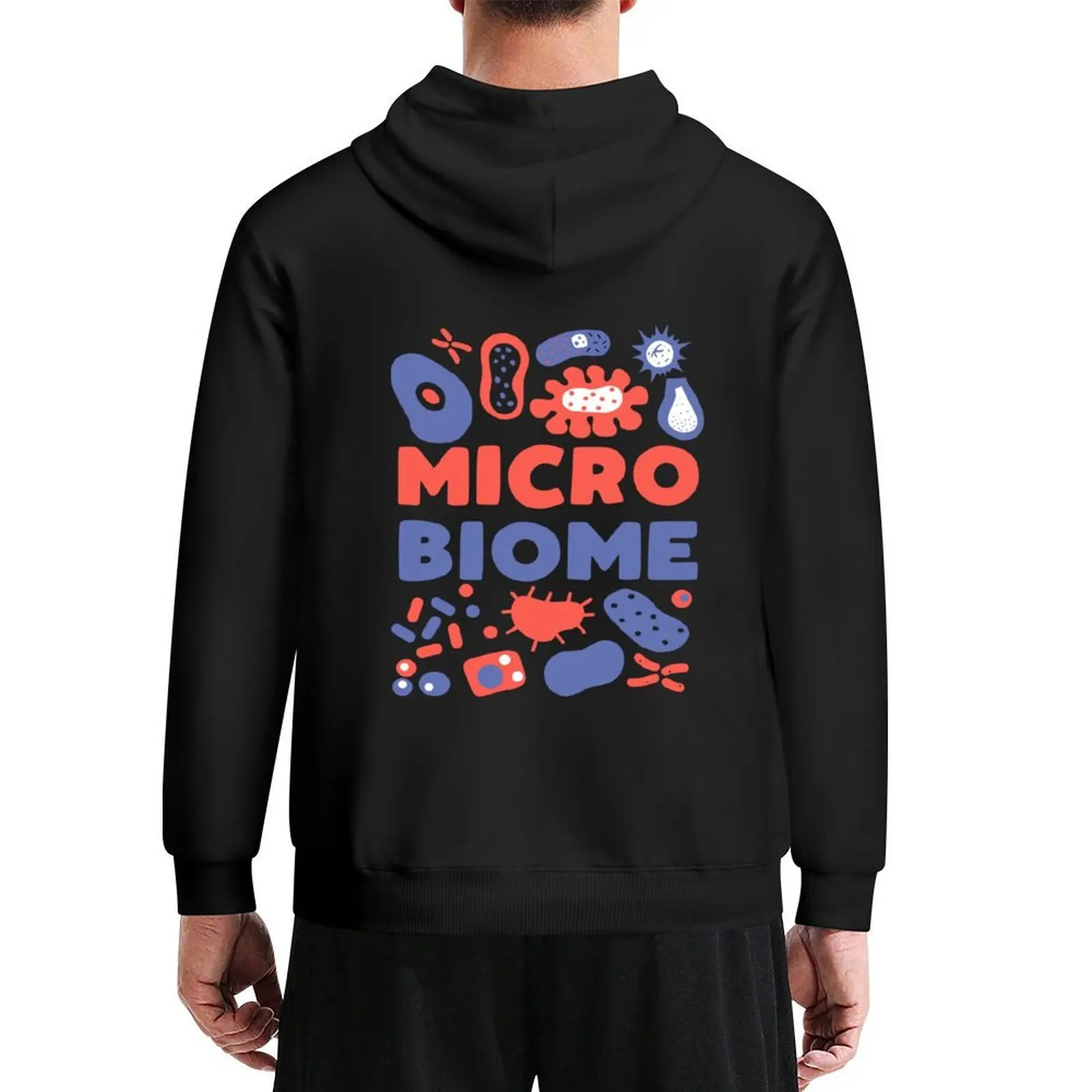 

Funny Microbiome - microbiologist gift Hoodie anime clothes anime clothing autumn aesthetic clothing japanese hoodie