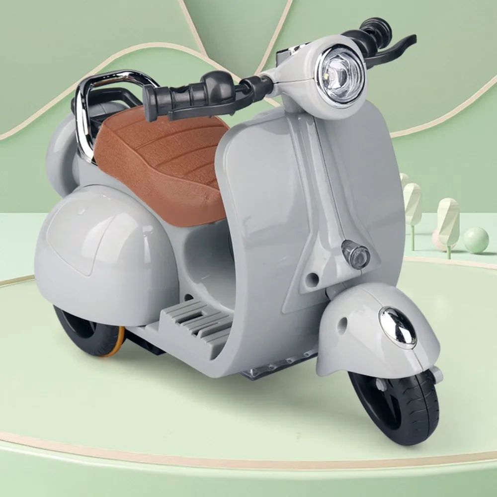 Nuevo Mini Scooter de juguete giratorio, diseño Retro, Mini bicicleta eléctrica, giro deslumbrante con muñeca ligera, motocicleta para juguete