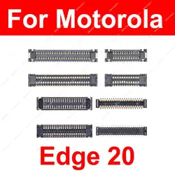 For Motorola MOTO Edge 20 Inner Battery Clip USB Charger Connector On Mainboard LCD Screen Holder On Motherboard On Flex Cable