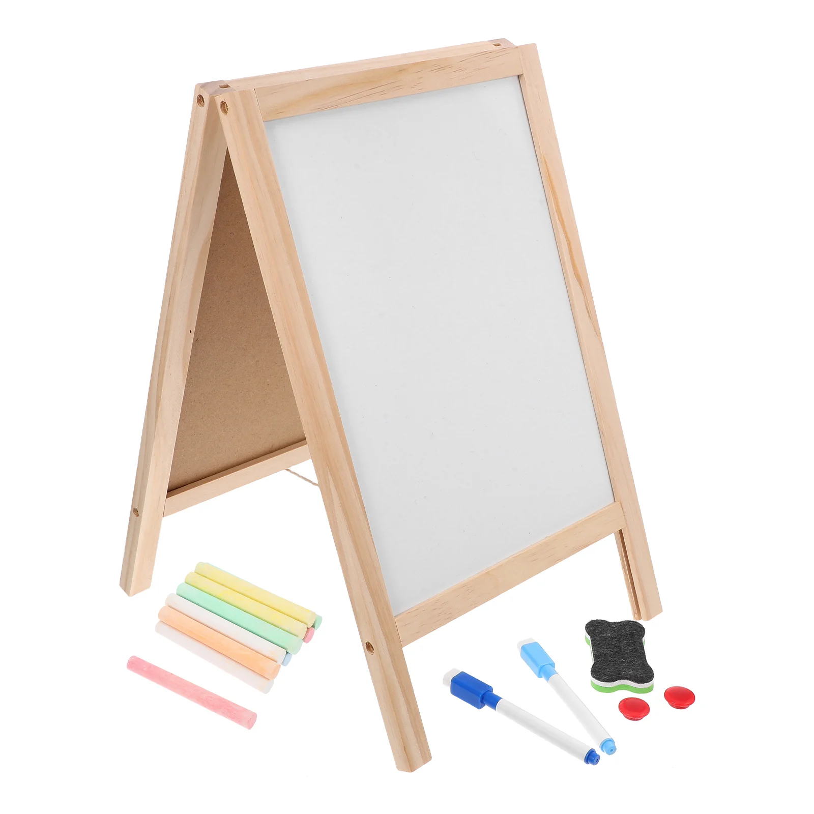 

Wooden Message Board Writing Erasable Drawing for Kids Chalk Whiteboard High-grade Material Children