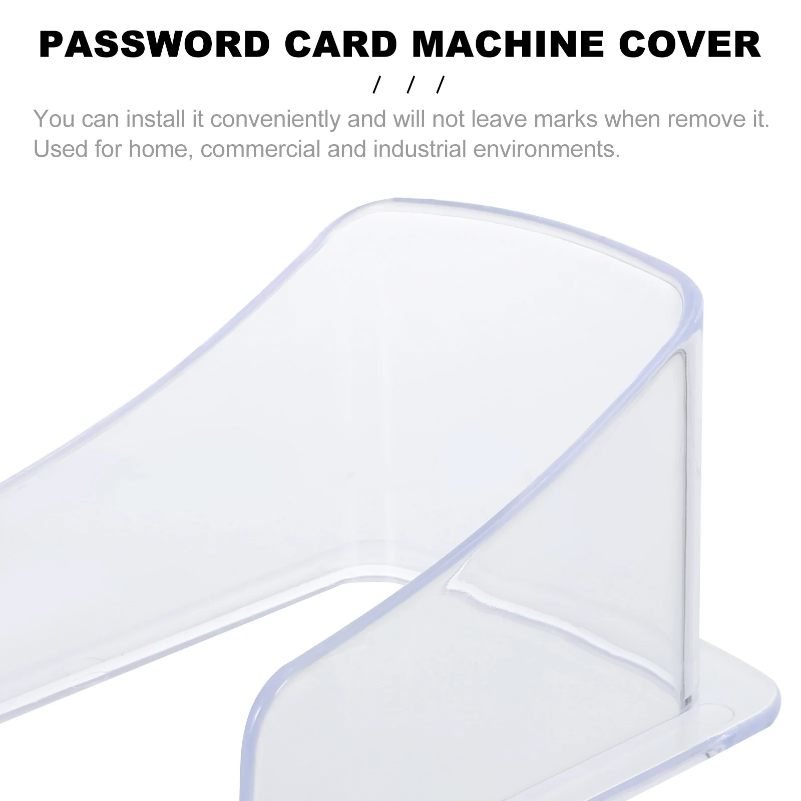 

1Pcs Sturdy Plastic Waterproof Cover for Doorbell Attendance Machine Protection Easy Installation No Marks Removal