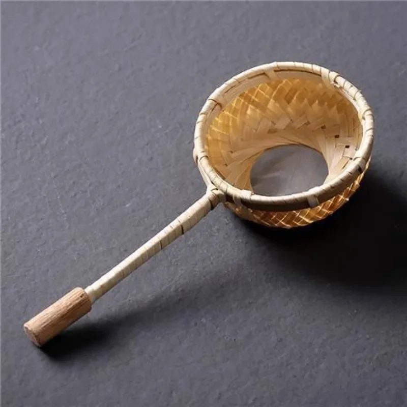 Bamboo Tea Strainers, Tea Ceremony Utensils, Table Decor, Teaware Kitchen Tool,  Rattan Wooden Tea Leaves, Funnel Accessories