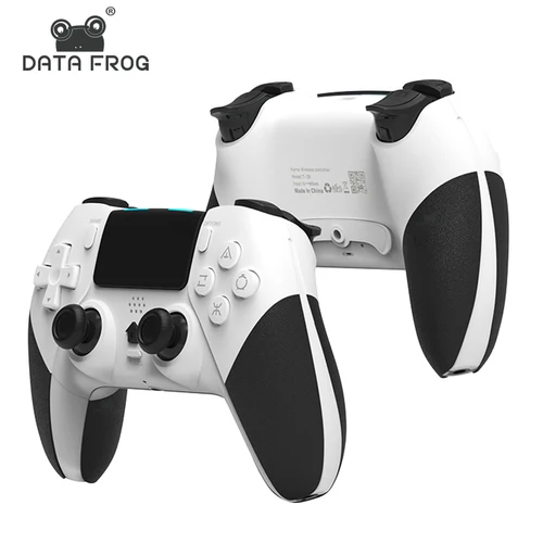 DATA FROG-mando inalámbrico compatible con Bluetooth, Gamepad para PC, Joystick para PS4, PS4 Pro, PS4 Slim