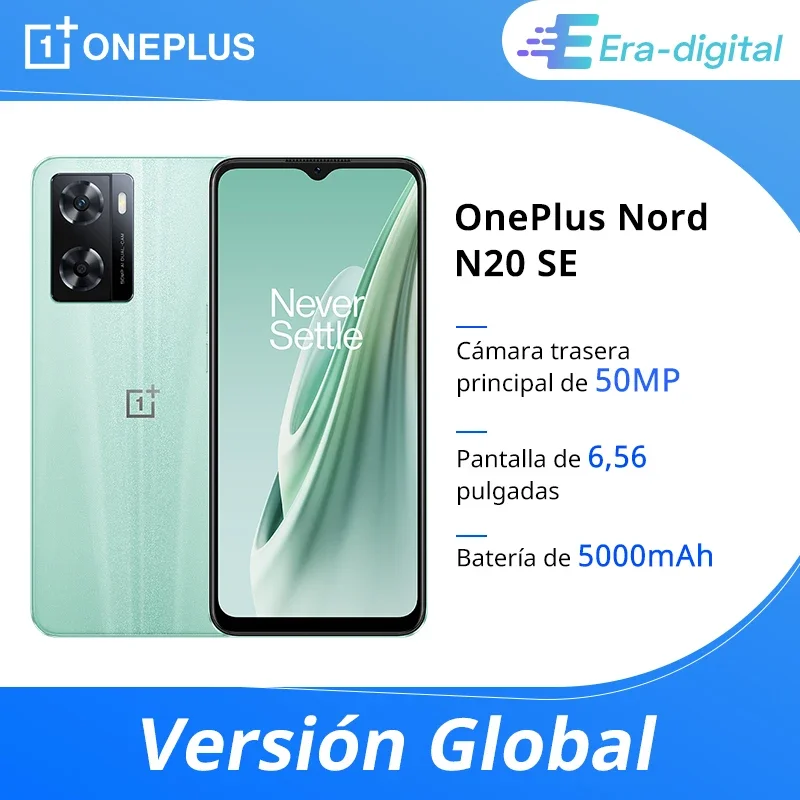 Global Version OnePlus Nord N20 SE N 20 Smartphone 33W SUPERVOOC Charge 5000mAh Battery 50MP AI Dual Camera 6.56'' Display