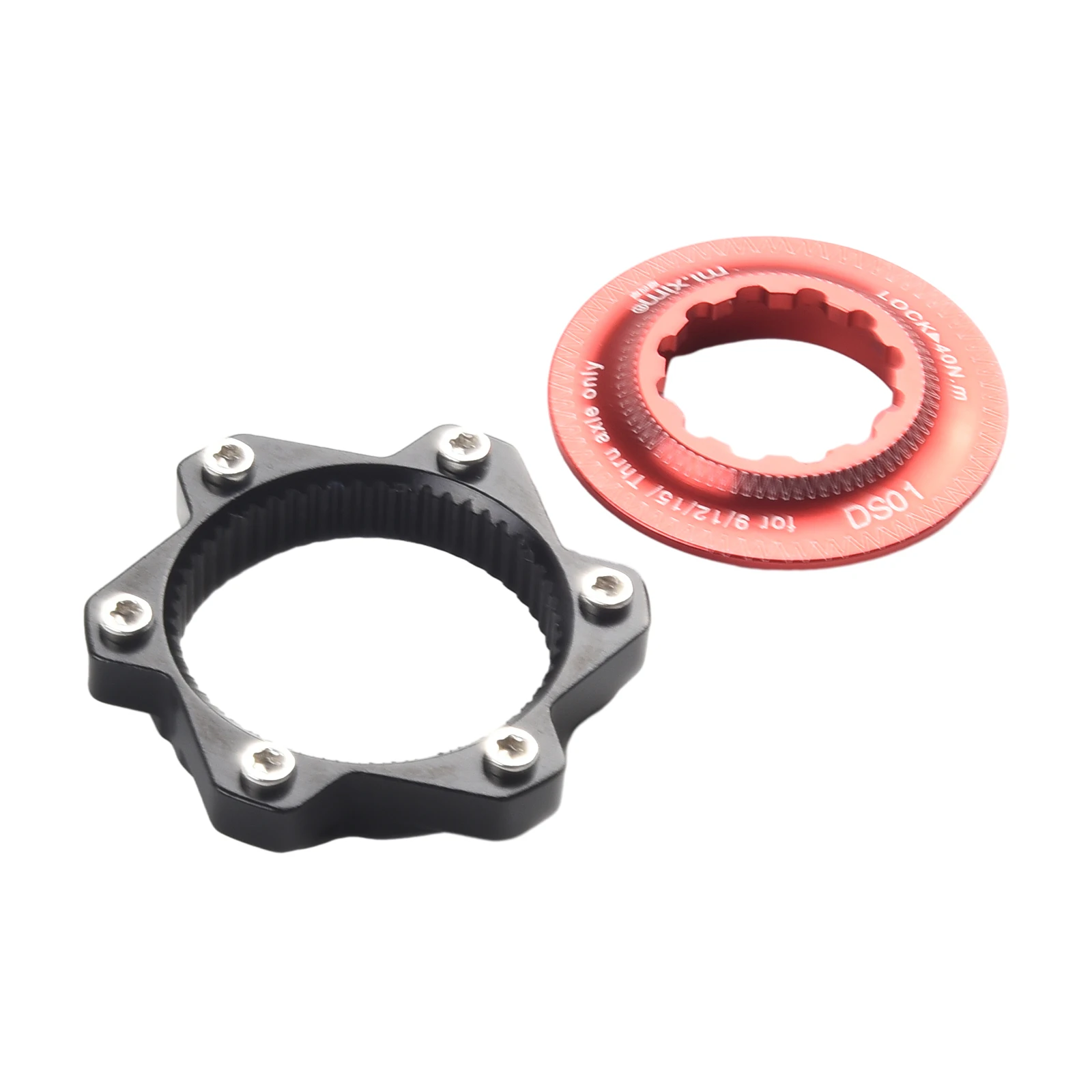 This aluminum alloy adapter is perfect for converting your center lock hub to accommodate six bolt disc brakes