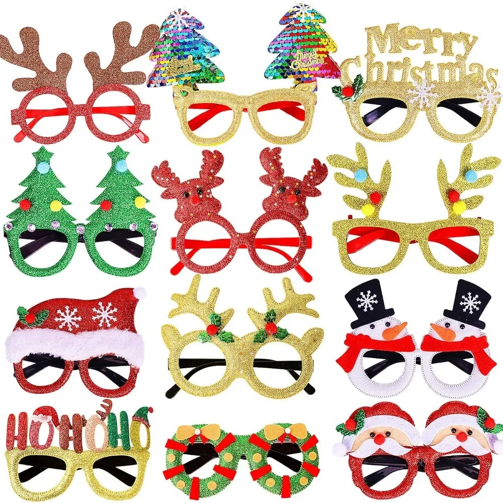 12Pcs Christmas Gla… - image