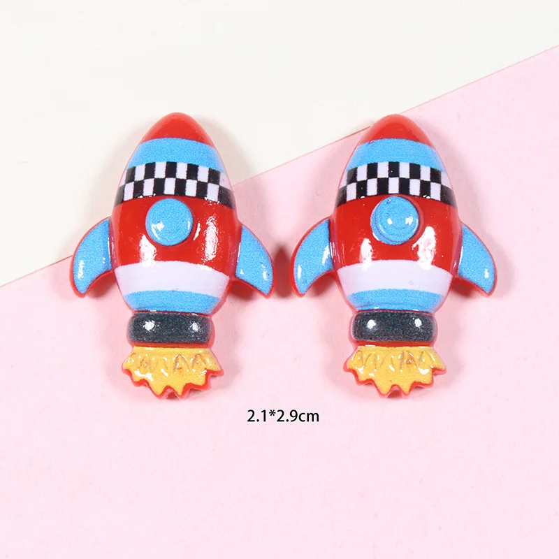 100pcs Kawaii Planes Steamship Flatback Resin Cabochon Crafts Making Scrapbooking Decoration Charm Craft Dollhouse Accessories