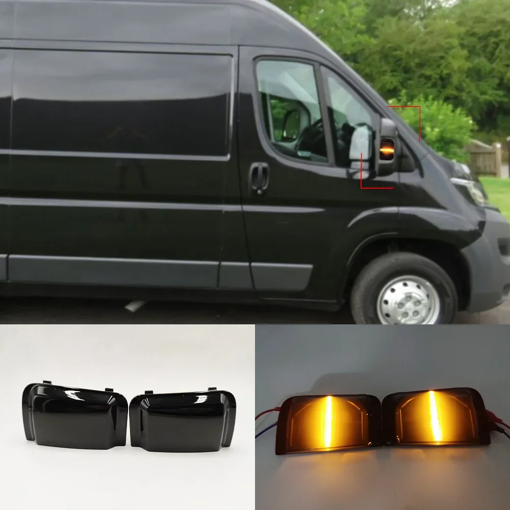 

For Peugeot Boxer/Fiat Ducato Citroen rearview mirror water turn signal modification