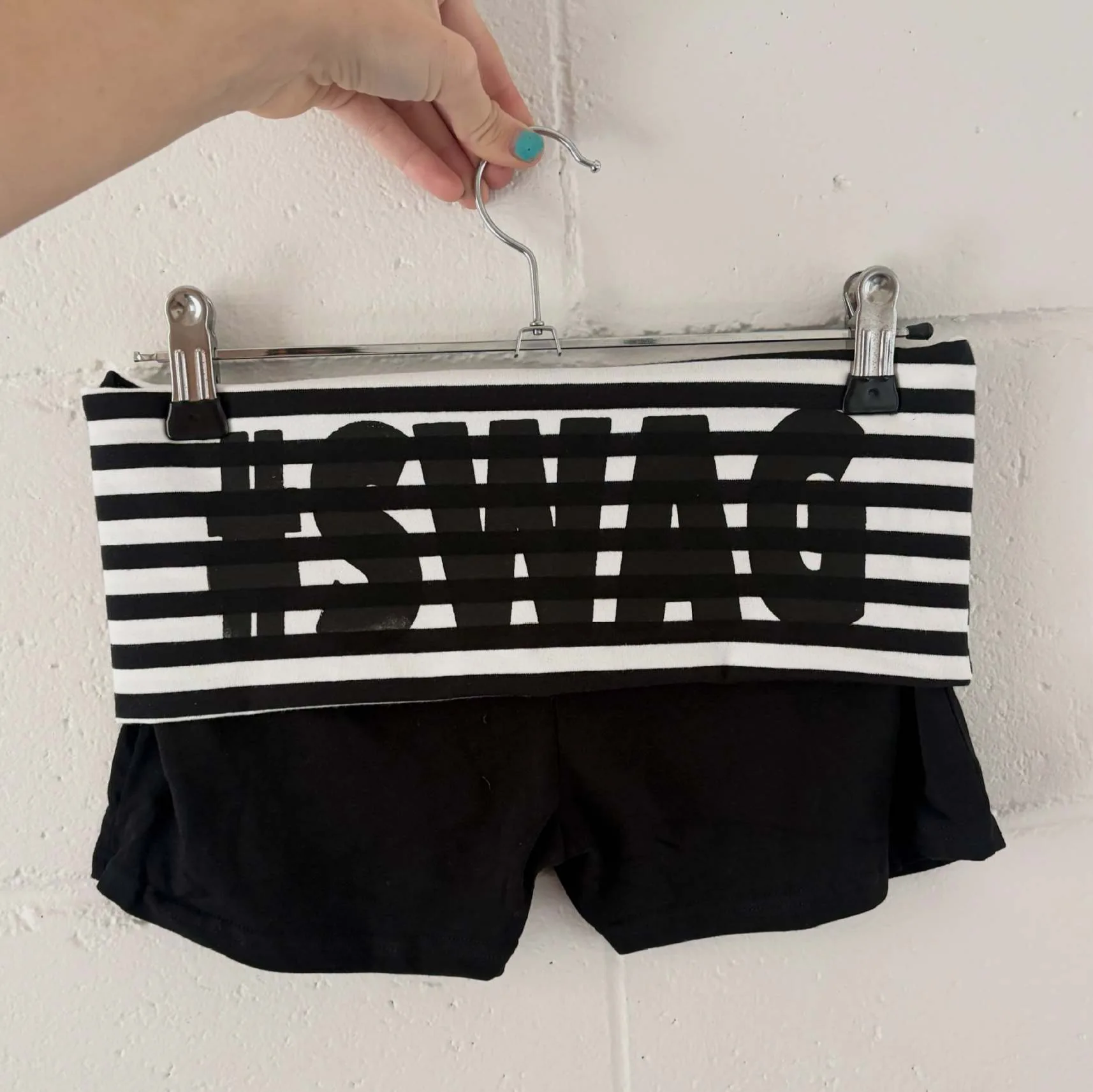 Y2K Einfarbige Schwarze Lässige Shorts Slim Fit Tiefsitzend Sommer Streetwear Unterteil 2026 90er Jahre – Detail 1