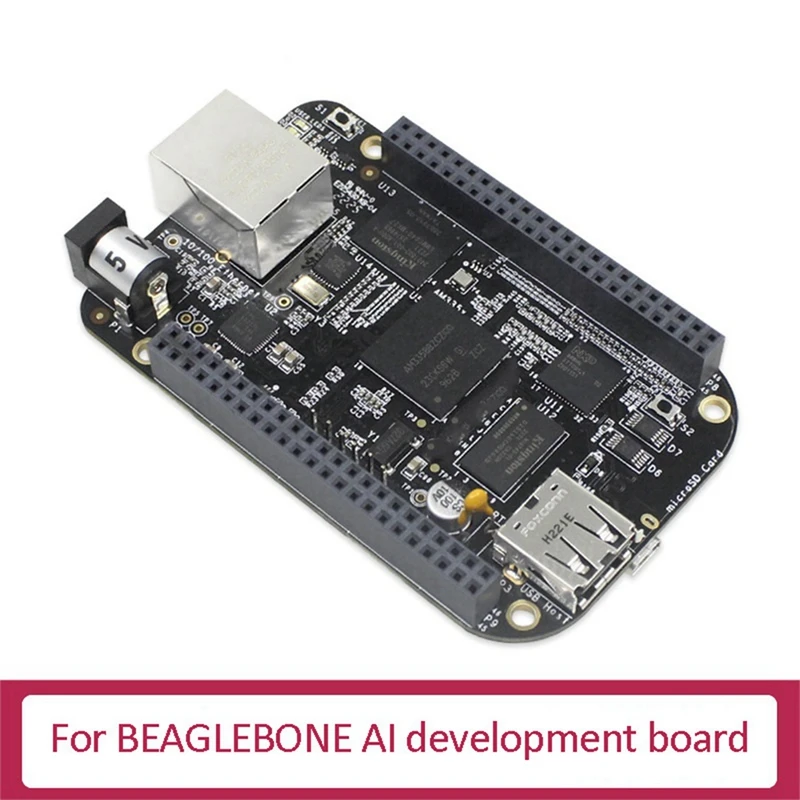 สำหรับ BeagleBone BB สีดำ AM3358ฝังตัว512MB DDR3 + 4GB eMMC Flash BB Black Ai Linux ARM Development BOARD + สาย USB