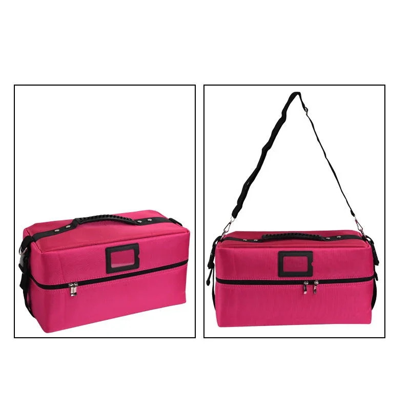 2026 New Fashion Professional Makeup Bag Women Cosmetic Case Korean Make Up Box Tattoo Nail Multilayer Toolbox Storage Organizer