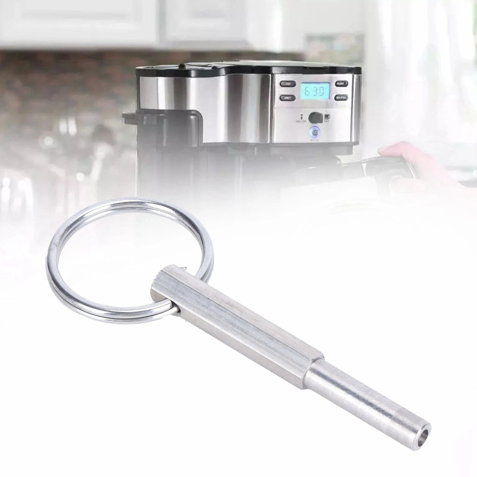 Coffee Machine Key Coffee Machine Repair Key Oval Head Bit Key Portable Stainless Steel Coffee Machine Opening Repairing Tools