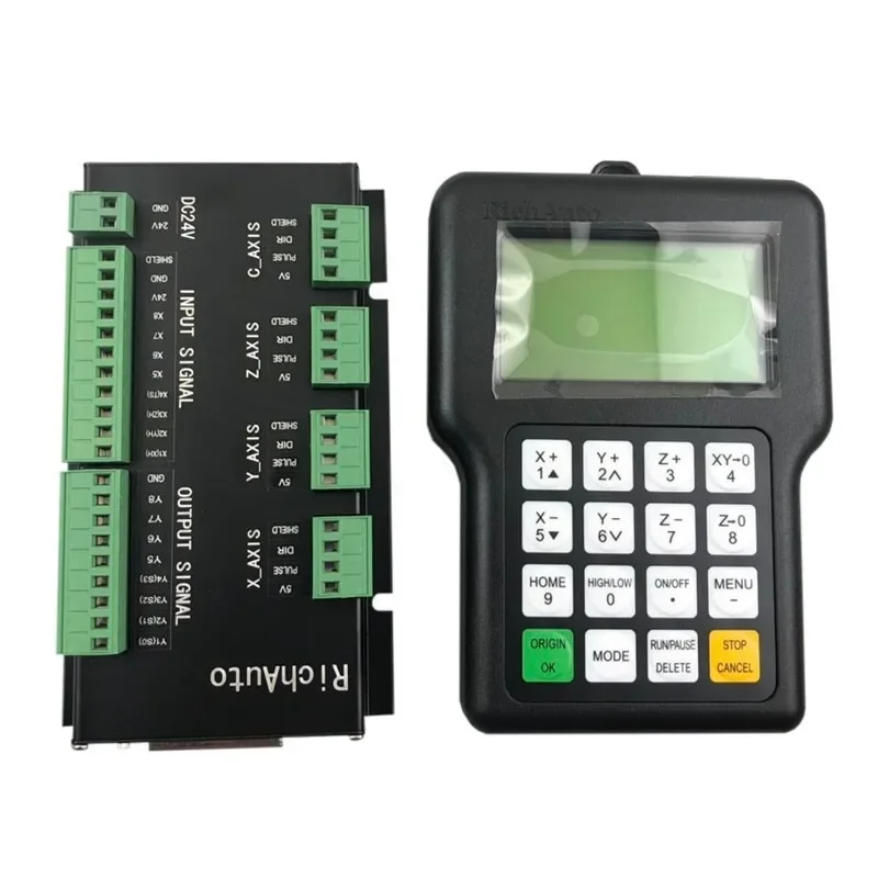 RichAuto DSP A11 CNC controller A11S A11E 3 axis motion controller remote for CNC engraving and cutting English version