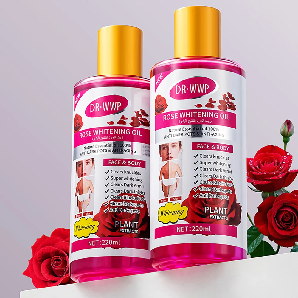 

Rose Essential Oil With For Skin Body Massage Aromatherapy Face Care Anti Wrinkle Kojic Acid Essence Skincare Facial Moisturize