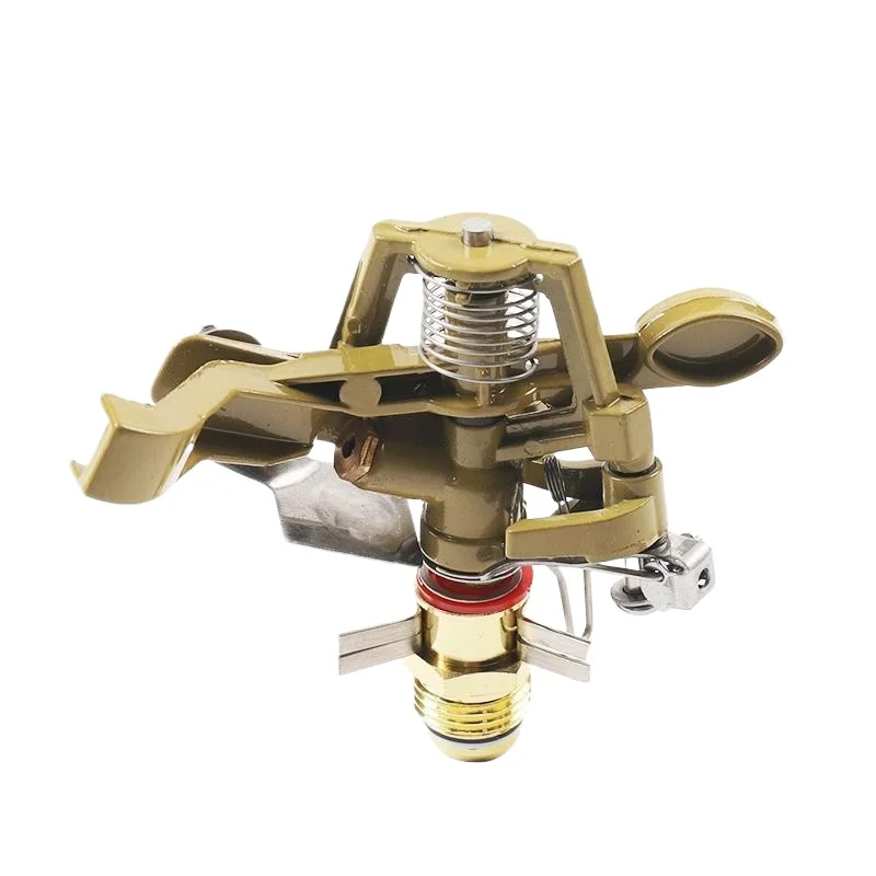 5 pieces 4 minutes outer wire alloy single spray rocker arm nozzle adjustable automatic rotary sprinkler irrigation garden lawn